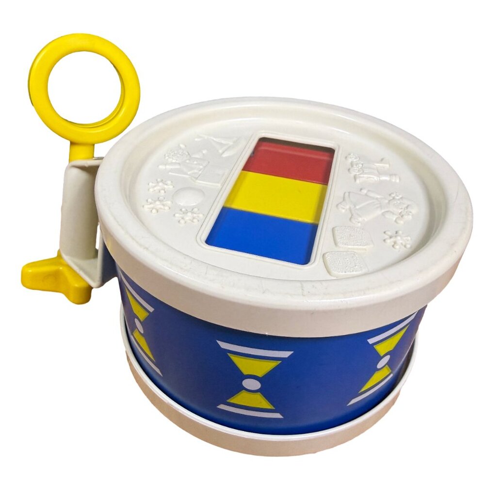 Vintage 1976 Fisher-Price Toy Xylophone & Drum — Classic Toddler Musical Toy